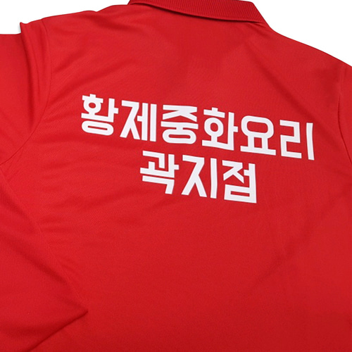 20수 배색 카라티셔츠 회사 가게 동호회 단체티 소량 커스텀 로고인쇄 주문제작